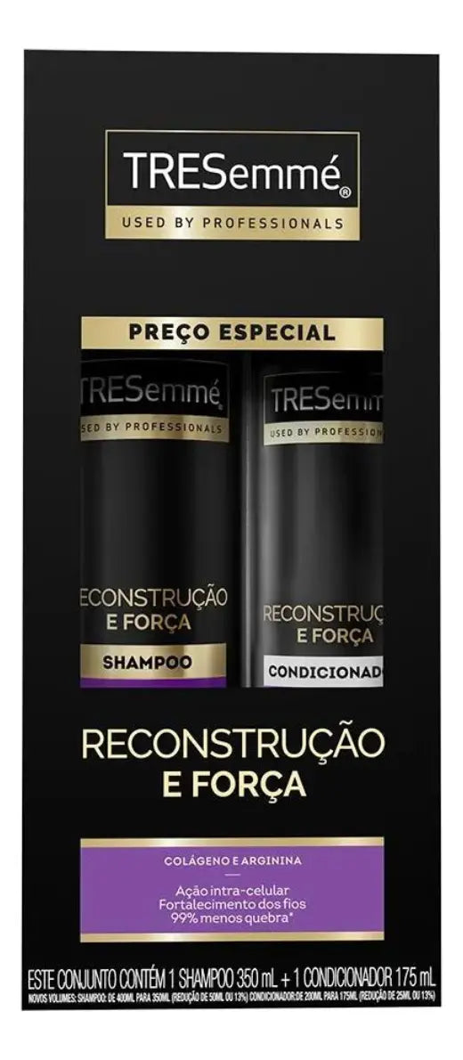 TRESemmé Kit Reconstrução e Força Shampoo 350ml + Condicionador 175ml Oferta!